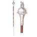 Drum Major's Mace | Silver | Plain